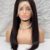 Gerçek Front Lace Tül Peruk - Düz - Doğal 60-65cm