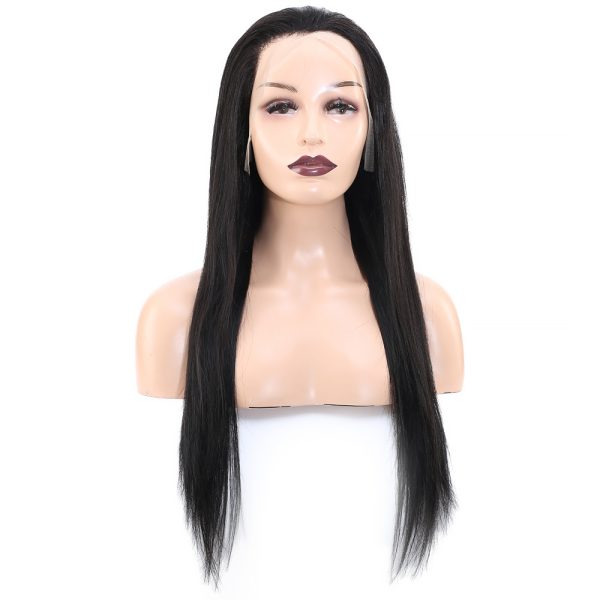 Front Lace Gerçek Tül Peruk Düz - Düz - 65-70cm