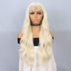 Platin Fiber Sentetik Front Lace Tül Peruk